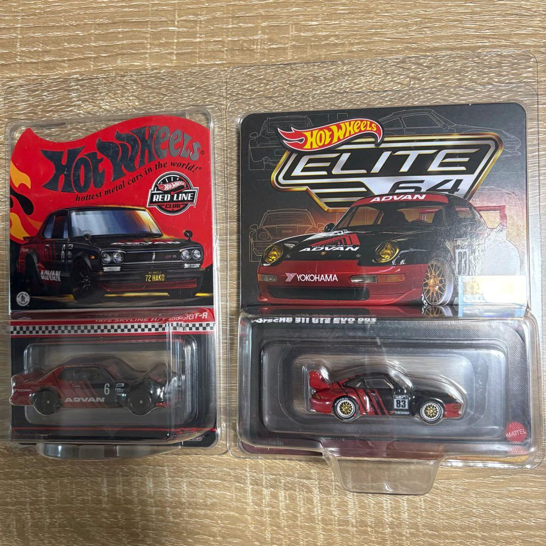 RLC限定 ADVANスカイライン ハコスカ ポルシェ911 GT2 2台セット