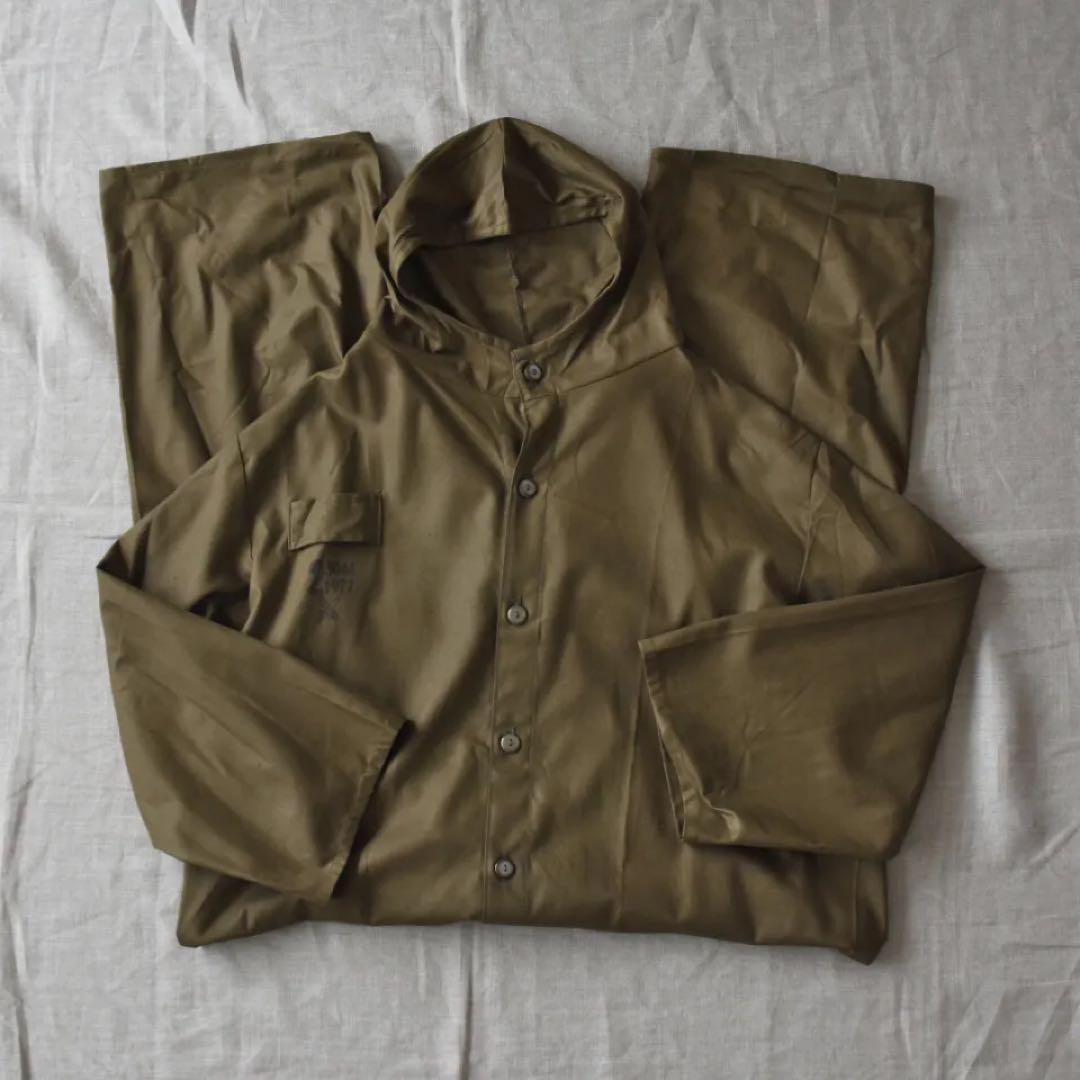 チェコ軍デッドストック】1970年代ワークカバーオール（つなぎ）ブラウン