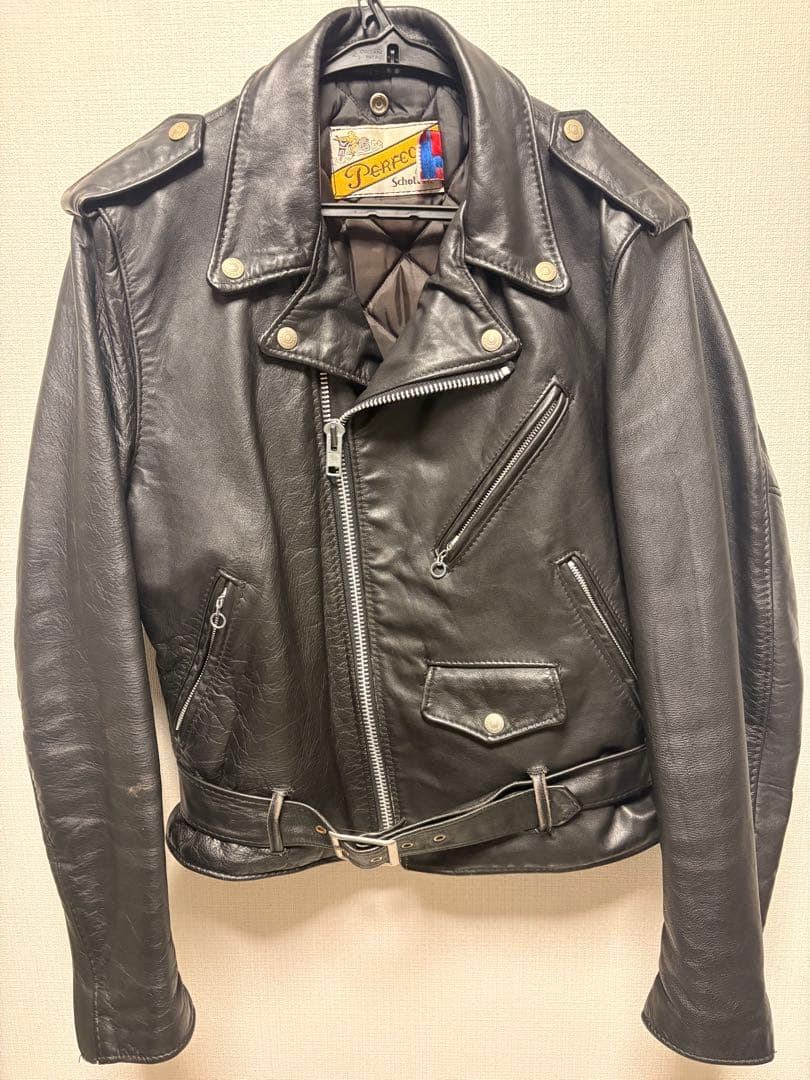 m*5様 Perfecto by Schott NYC ダブルライダースジャケッ Schott Perfecto 118 Double Riders Jacket Camel 36 ショット