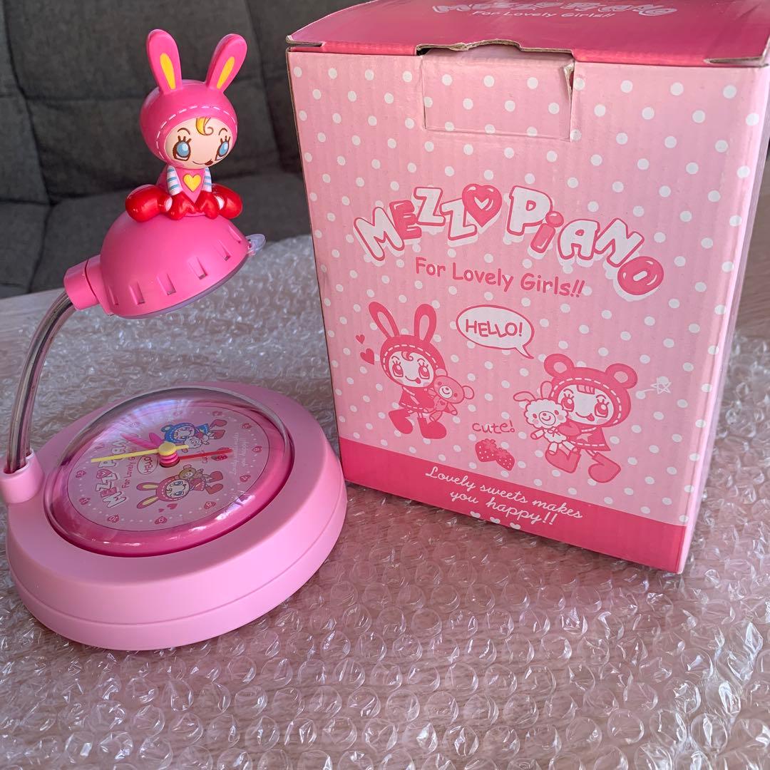 メゾピアノ　ライト付きアラームクロック CRUX（クラックス） サンリオキャラクターズ ミニライトクロック