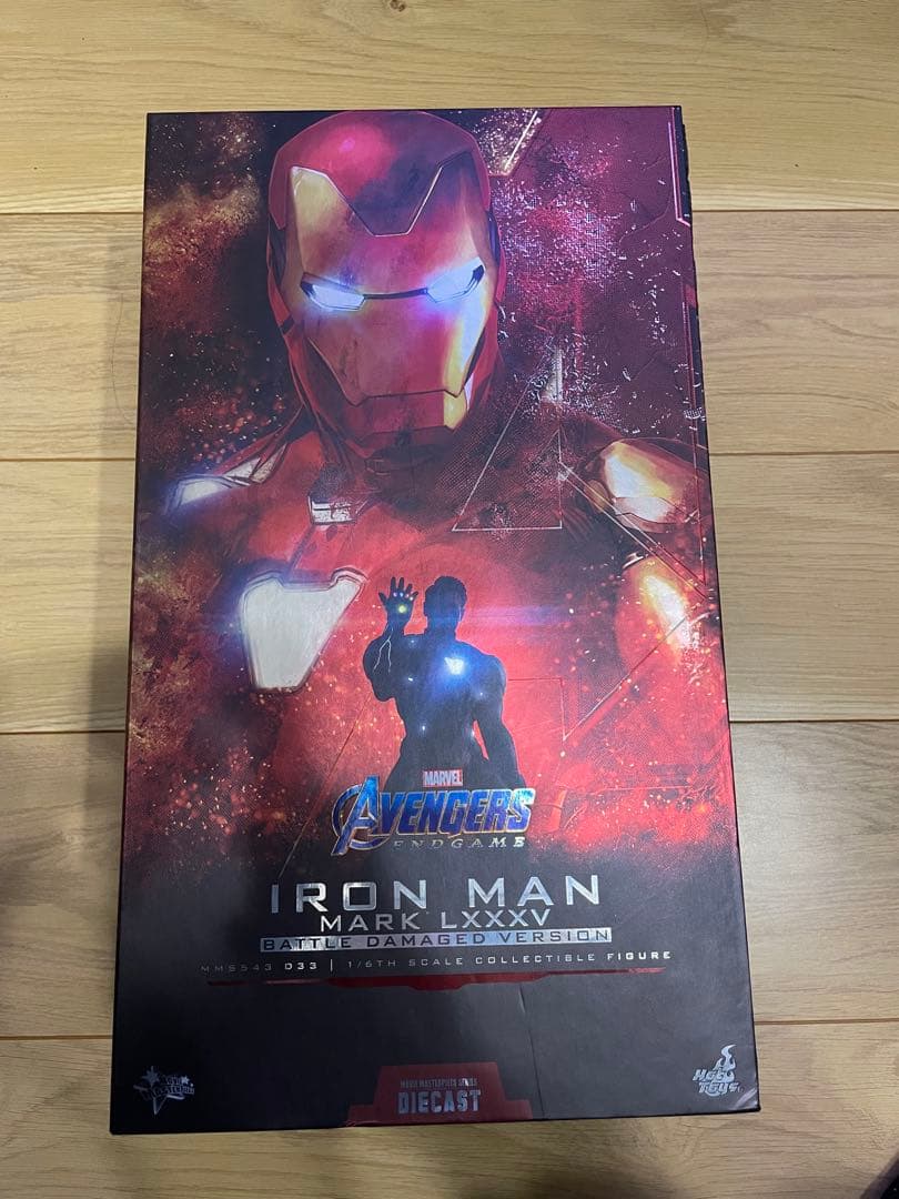 アイアンマン・マーク８５（バトルダメージ版）　ホットトイズ　トニースターク アベンジャーズ／エンドゲーム』アイアンマン・マーク85（バトル