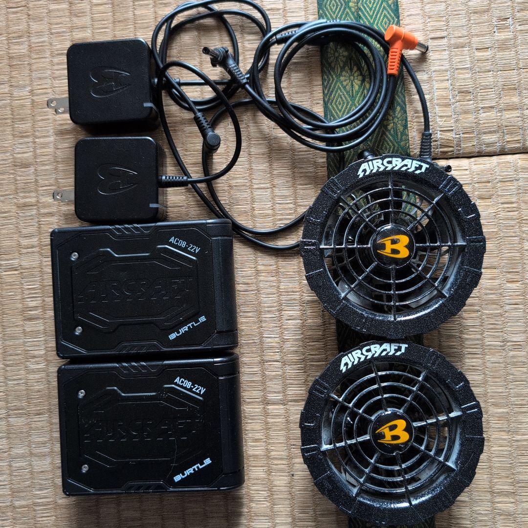 Burtle AC08-22V リチウムイオンバッテリー 2個セット