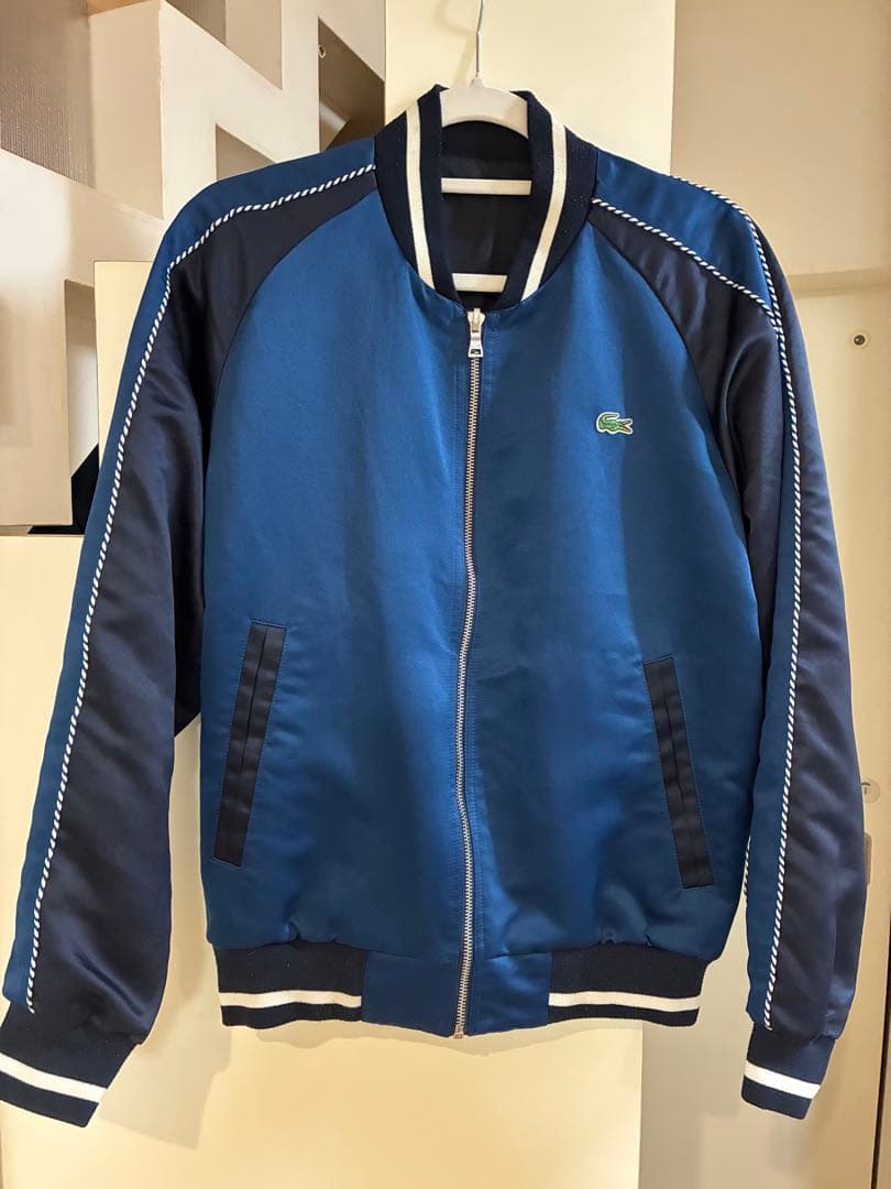 ラコステ　ブルゾン　MA-1　リバーシブル　ジップアップ