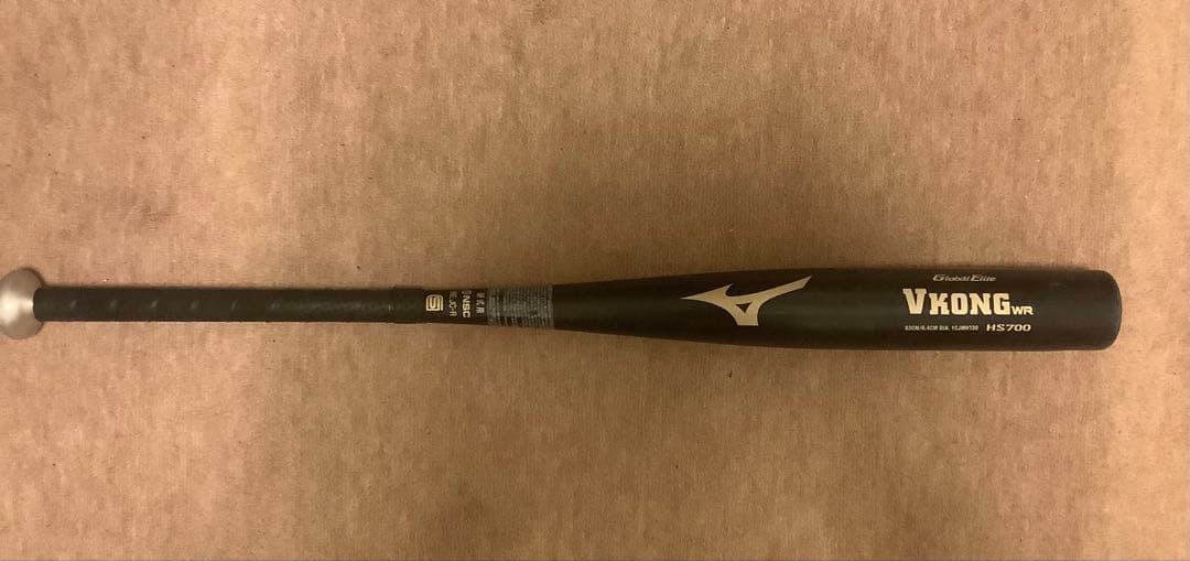 ミズノ　グローバルエリート　VコングWR (硬式　低反発） MIZUNO（ミズノ） 新基準対応 硬式 金属バット VコングWR グローバル