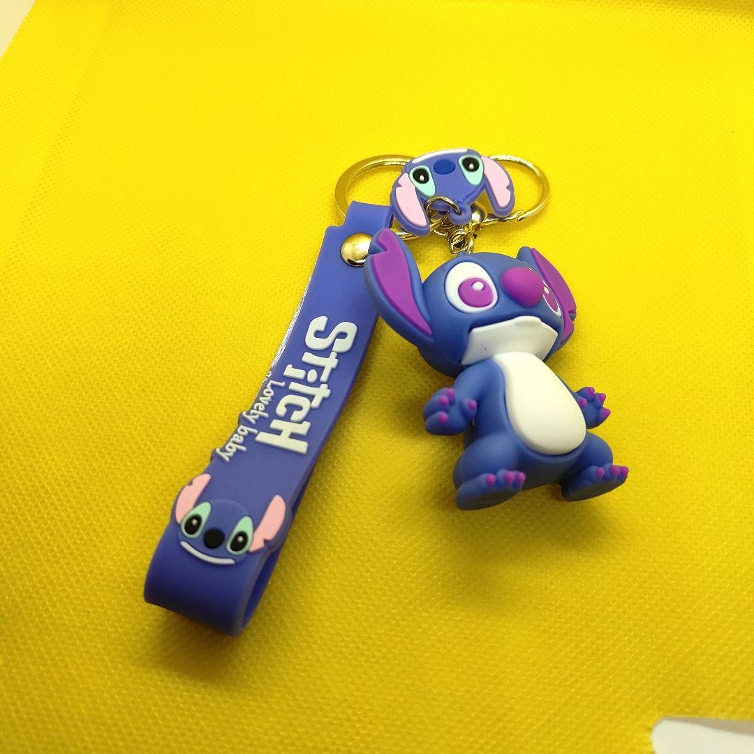 ディズニー スティッチ キーホルダー シリコン製 約10cm - メルカリ