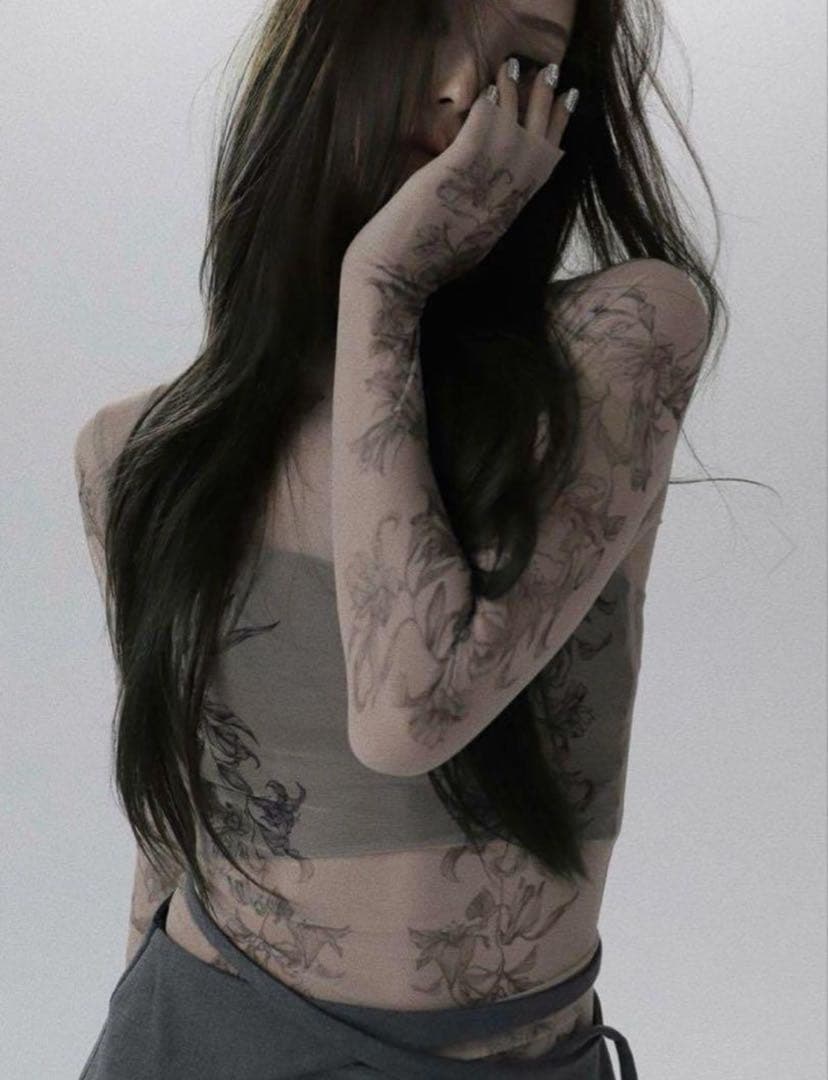 melt the lady lily tattoo tops メルトザレディ 新品】melt the lady lily tattoo tops BK - メルカリ