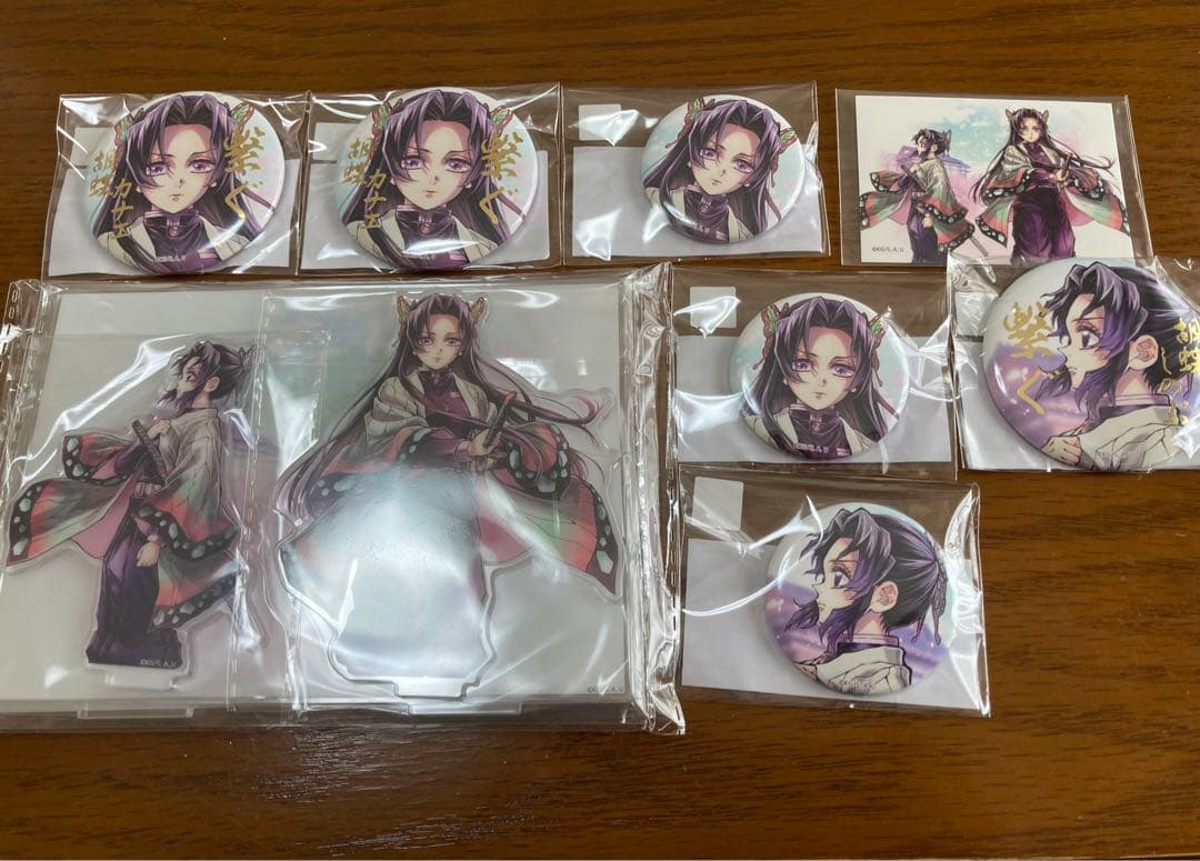 鬼滅の刃 しのぶとカナエ リアルWEBSHOPくじ B賞 アクリル色紙