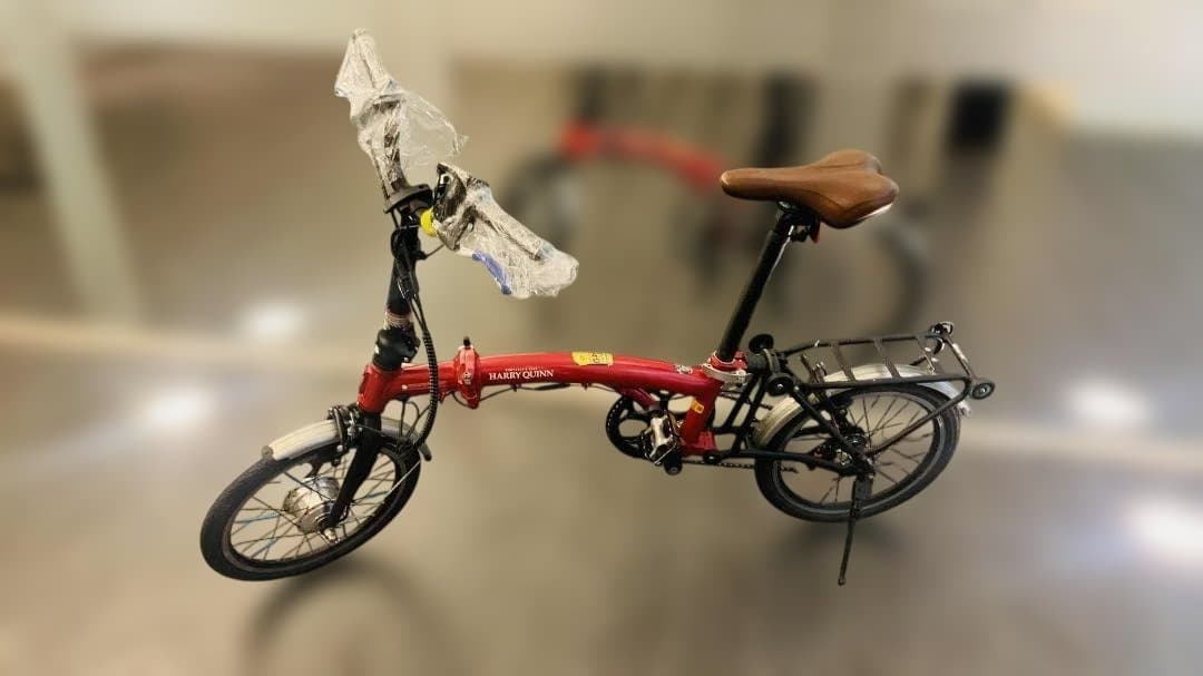 HARRY QUINN 折りたたみ自転車 赤