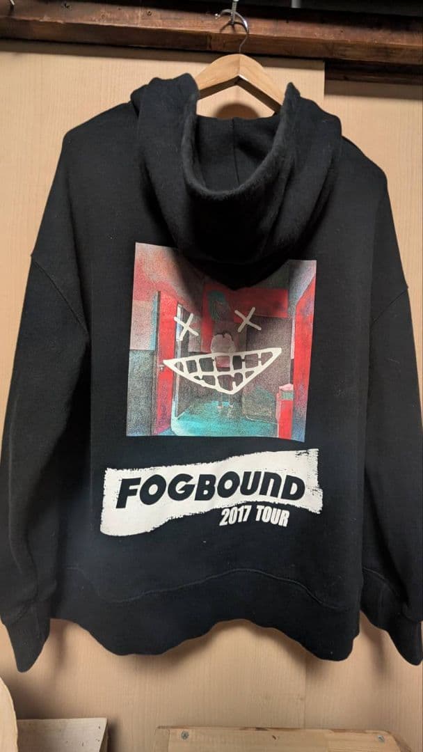 米津玄師　live　FOGBOUND 2017 TOUR ブラックフーディ