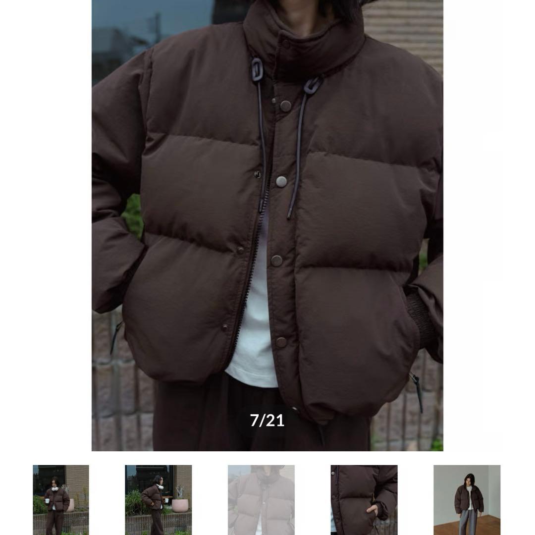 【NOKCHA original】mannish down jacket/ash