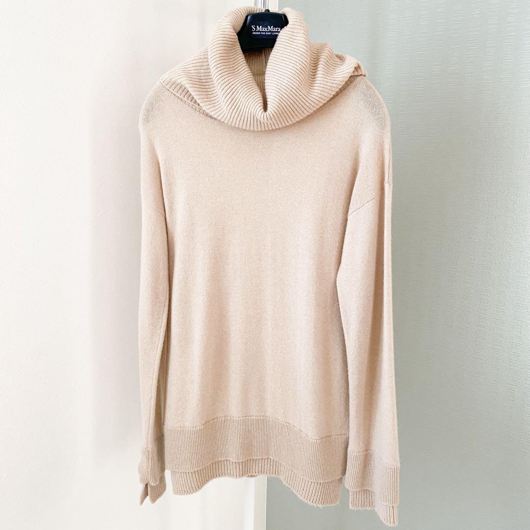 ★美品★アニオナ AGNONA カシミヤ100% タートルネックセーター★ 極美品 アニオナ AGNONA カシミヤ100％ ハイネックセーター オレンジ