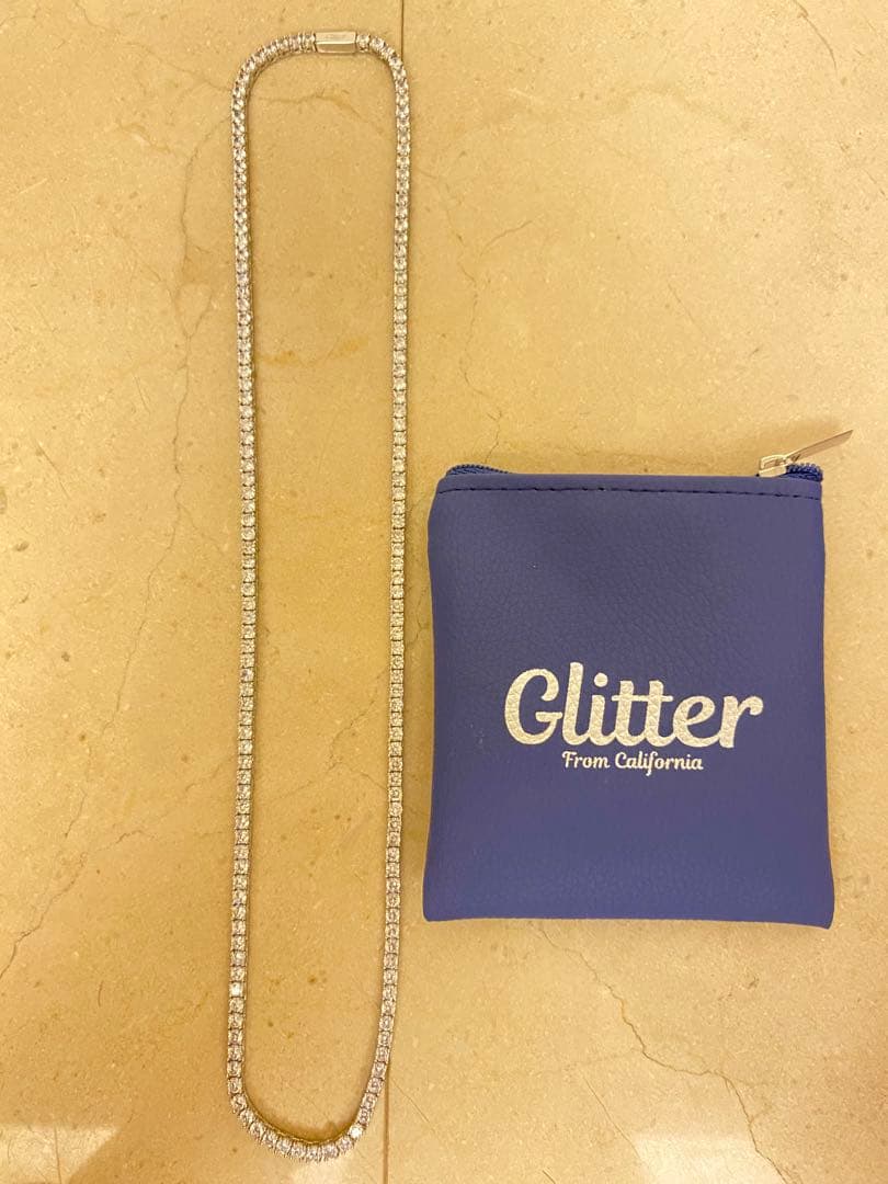 glitterネックレス　3mm aae62e8127e20909d48c8efc8b4fe5