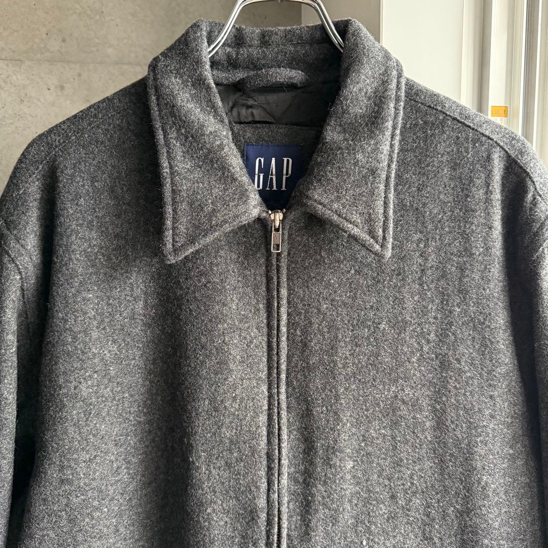 00s GAPドリズラージャケット スイングトップ ウール 中綿
