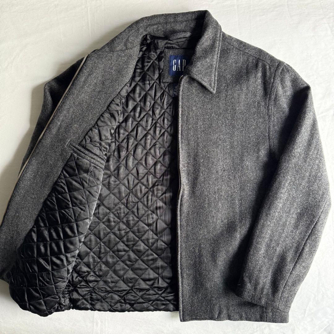00s GAPドリズラージャケット スイングトップ ウール 中綿