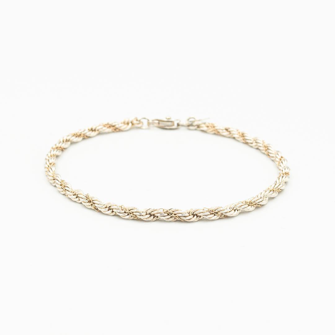 ヴィンテージ ティファニー ツイストロープ ブレスレット 18.5cm 80年代