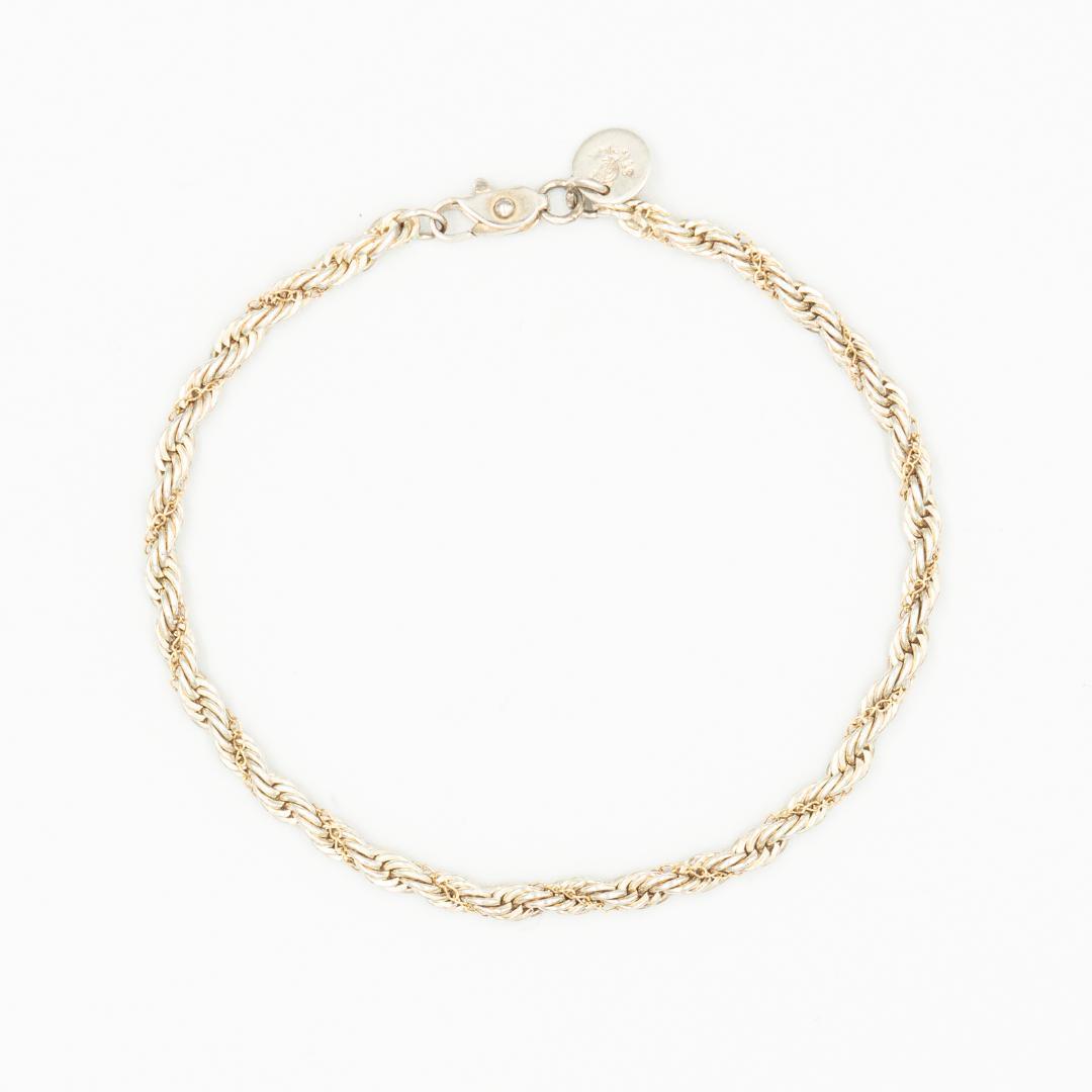 ヴィンテージ ティファニー ツイストロープ ブレスレット 18.5cm 80年代