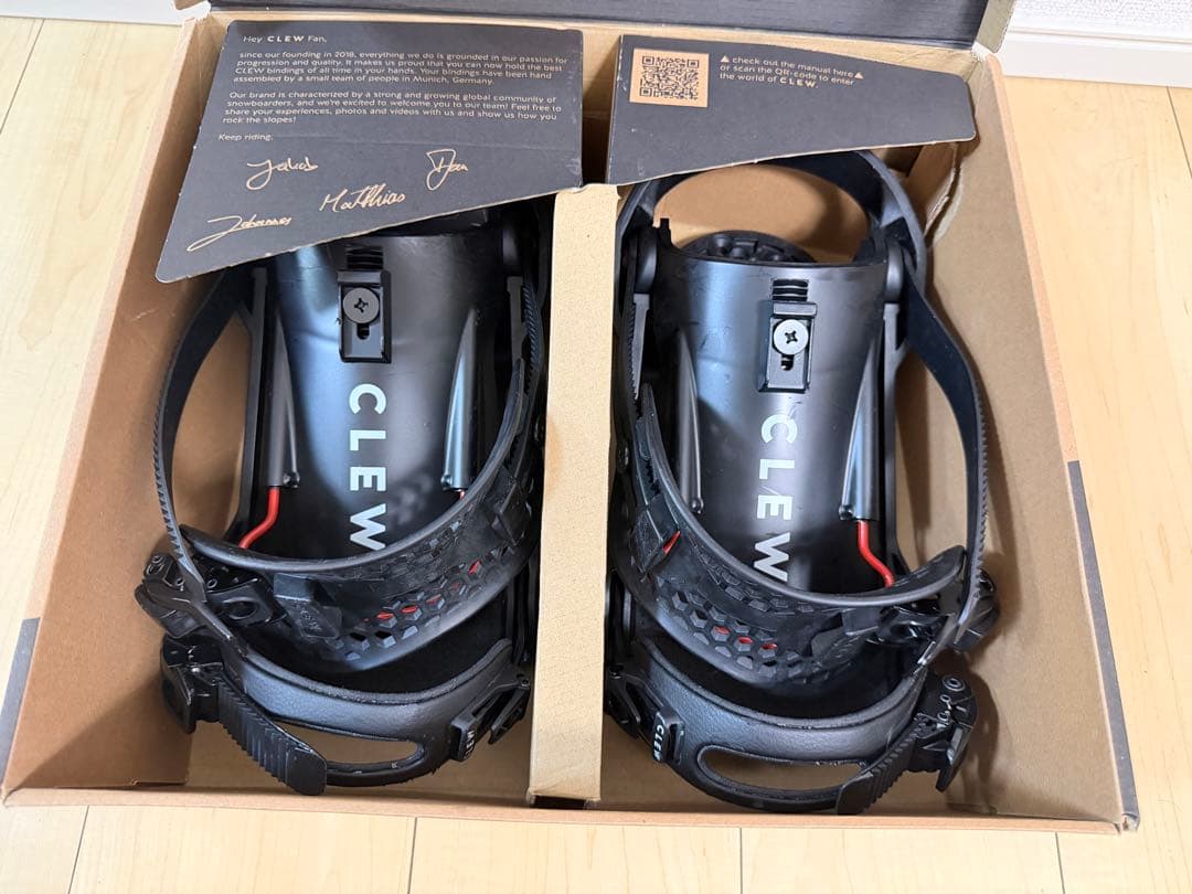 スノーボード ビンディング Clew binding 20 Black - M