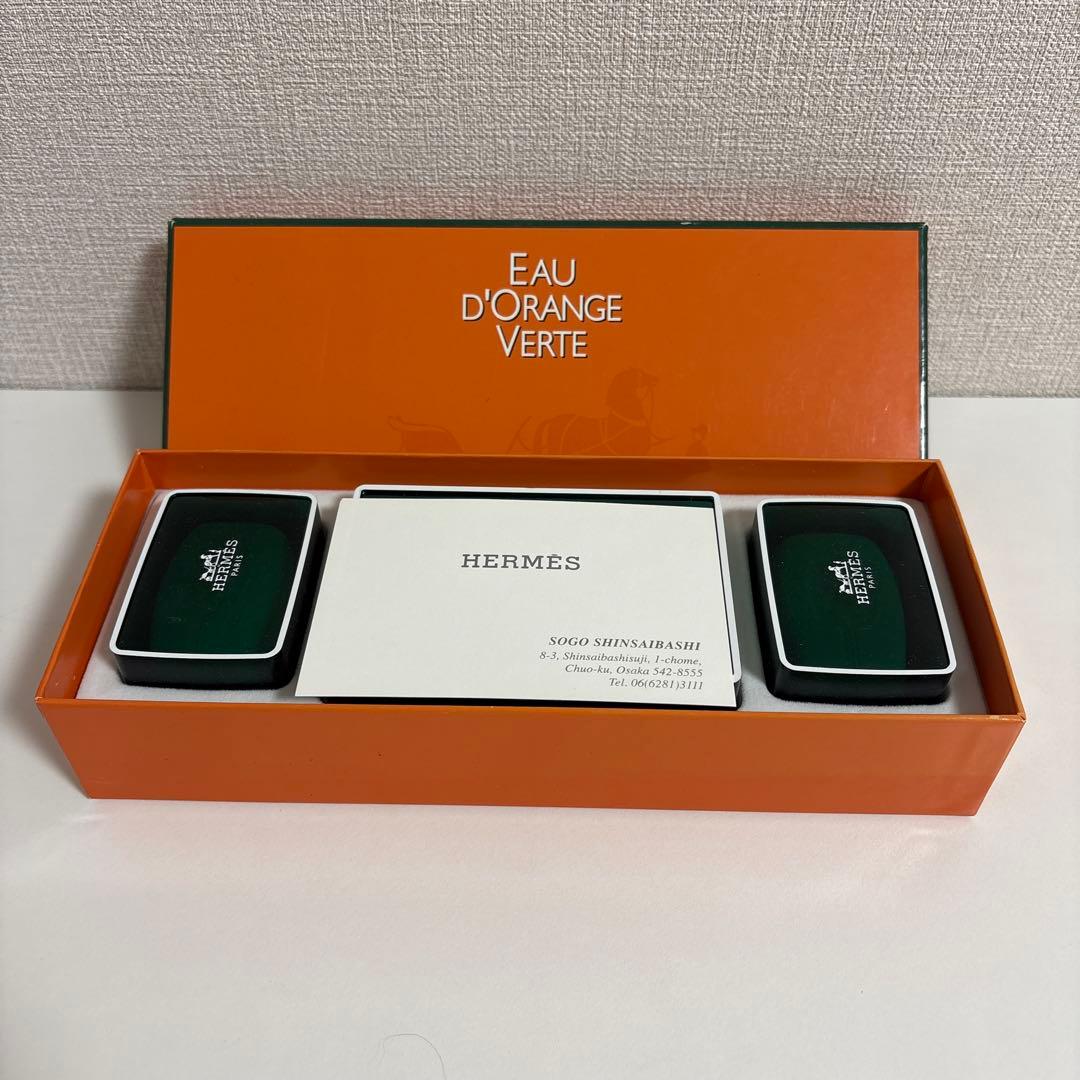 未使用 HERMES オードランジュ ヴェルト ソープ セット - メルカリ