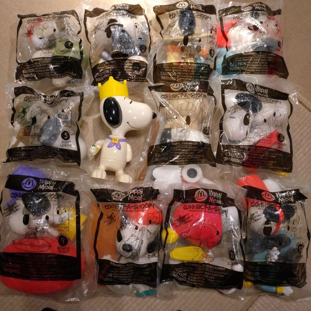 CONNECT-A-SNOOPY 2002年 マクドナルド ハッピーミール12個