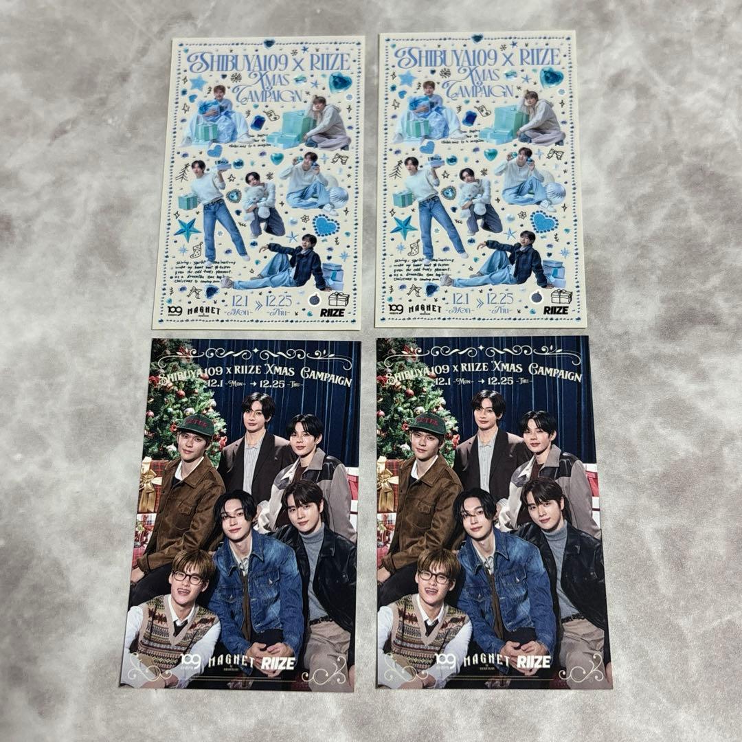 RIIZE ライズ 渋谷109 ステッカー4枚 - メルカリ