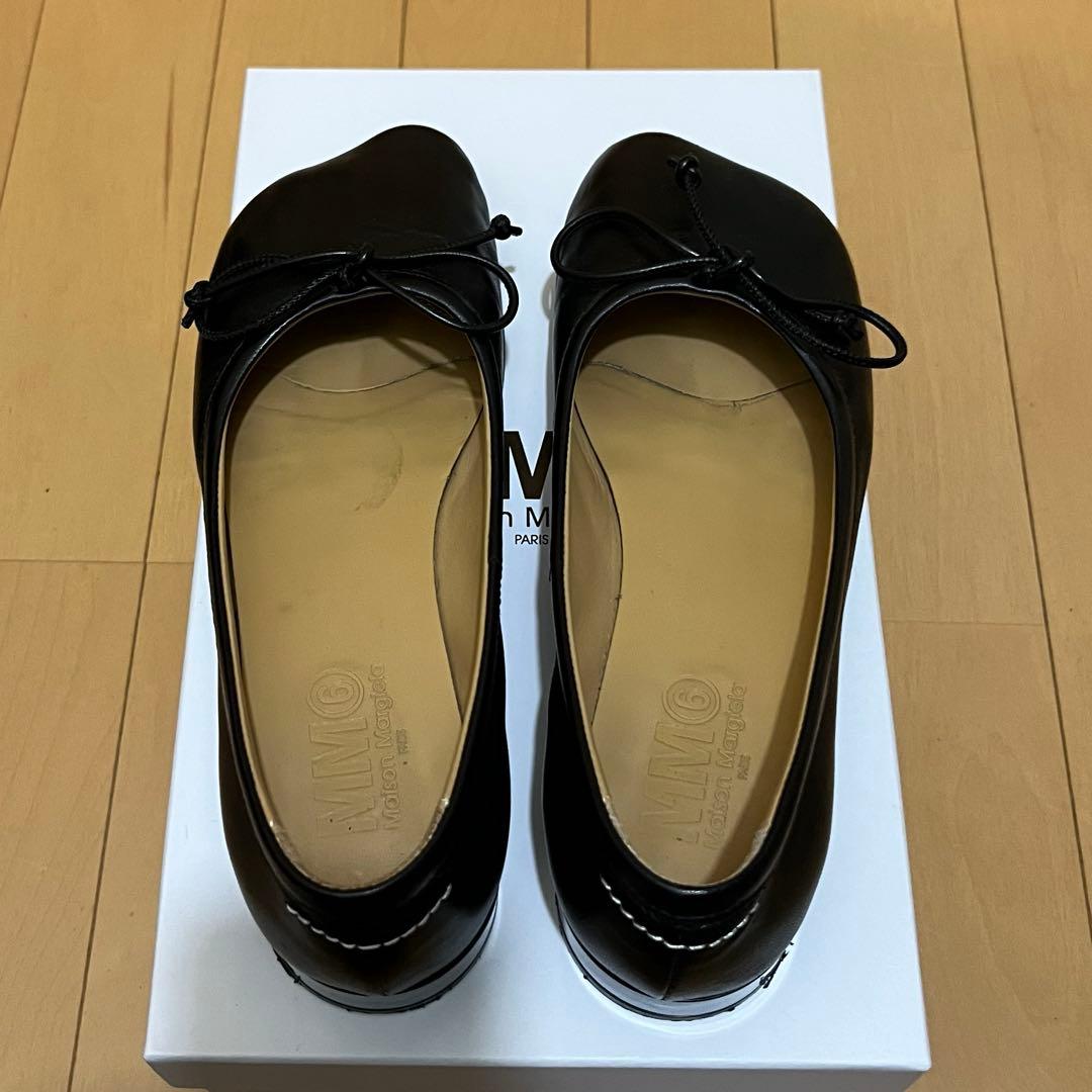 MM6 Maison Margiela 黒 フラット バレエシューズ 36