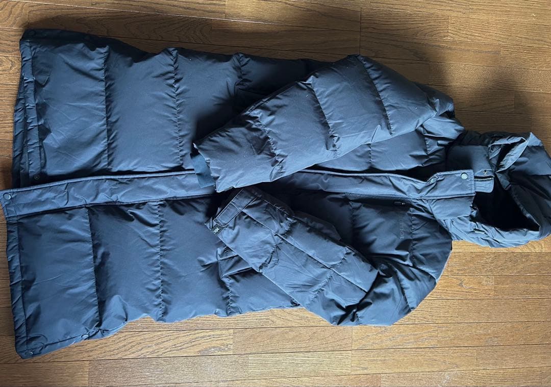 【極美品】Marmot マーモット ロングダウンコート 黒 100cm丈