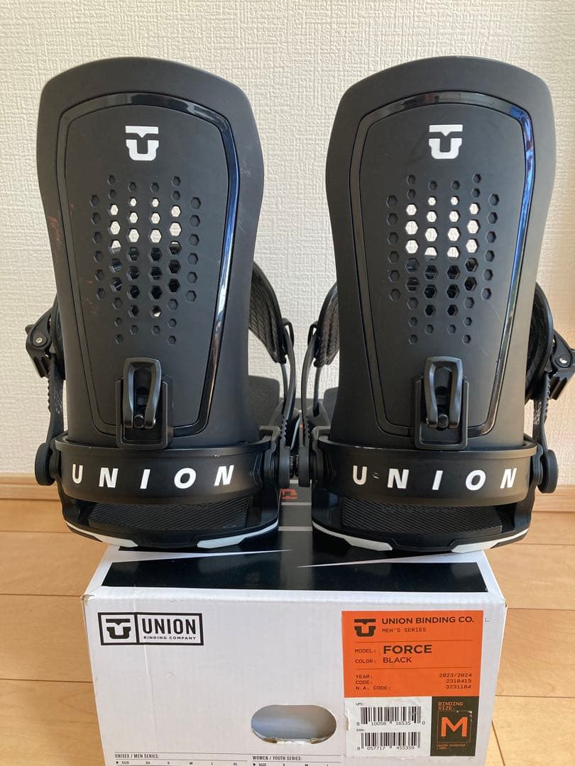 23-24 UNION FORCE M ブラック 使用3日23-24 UNION(ﾕﾆｵﾝ)・FORCE
