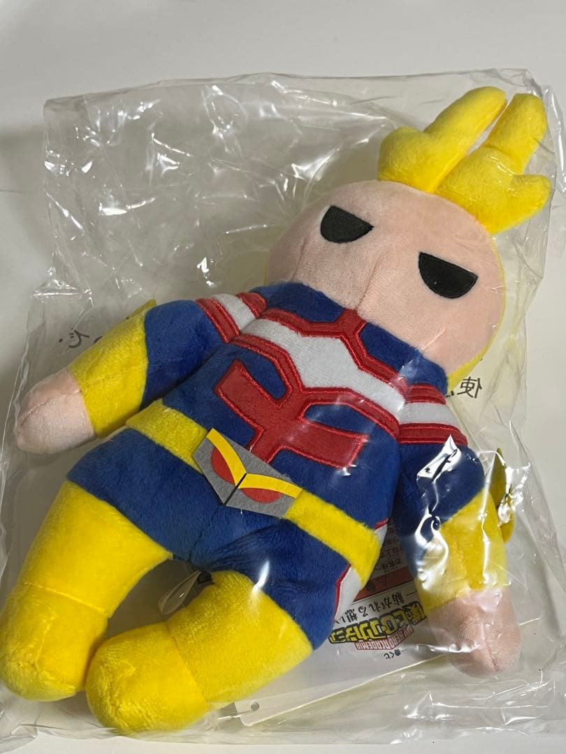 ヒロアカ 一番くじ 紡がれる想い E章 オールマイトサウンドぬいぐるみ