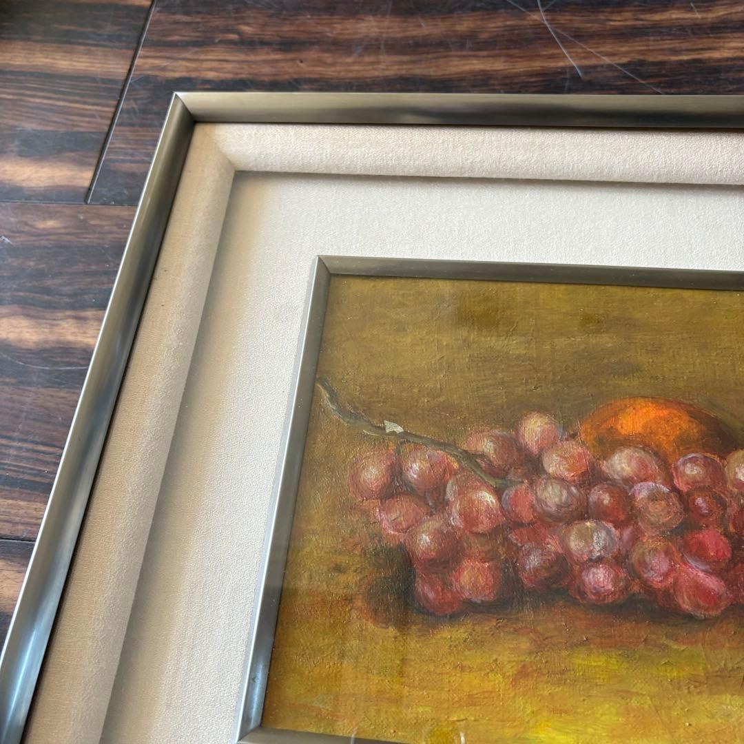 静物画 サイン有り 油彩 額装 油絵 油画 絵画 B - メルカリ