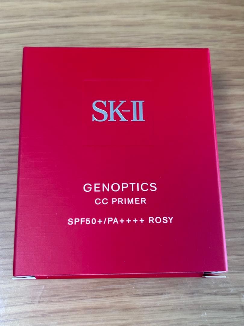 SK-II ジェノプティクスCCプライマーロージーピンク SK-IIのパック付き
