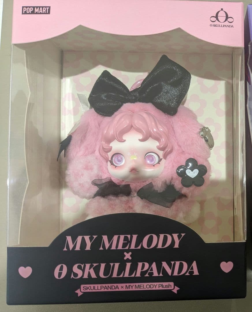 MY MELODY スカルパンダSKULLPANDA　POPMART サンリオ スイートでドリーミー SKULLPANDAがクロミとマイメロディに出会いまし