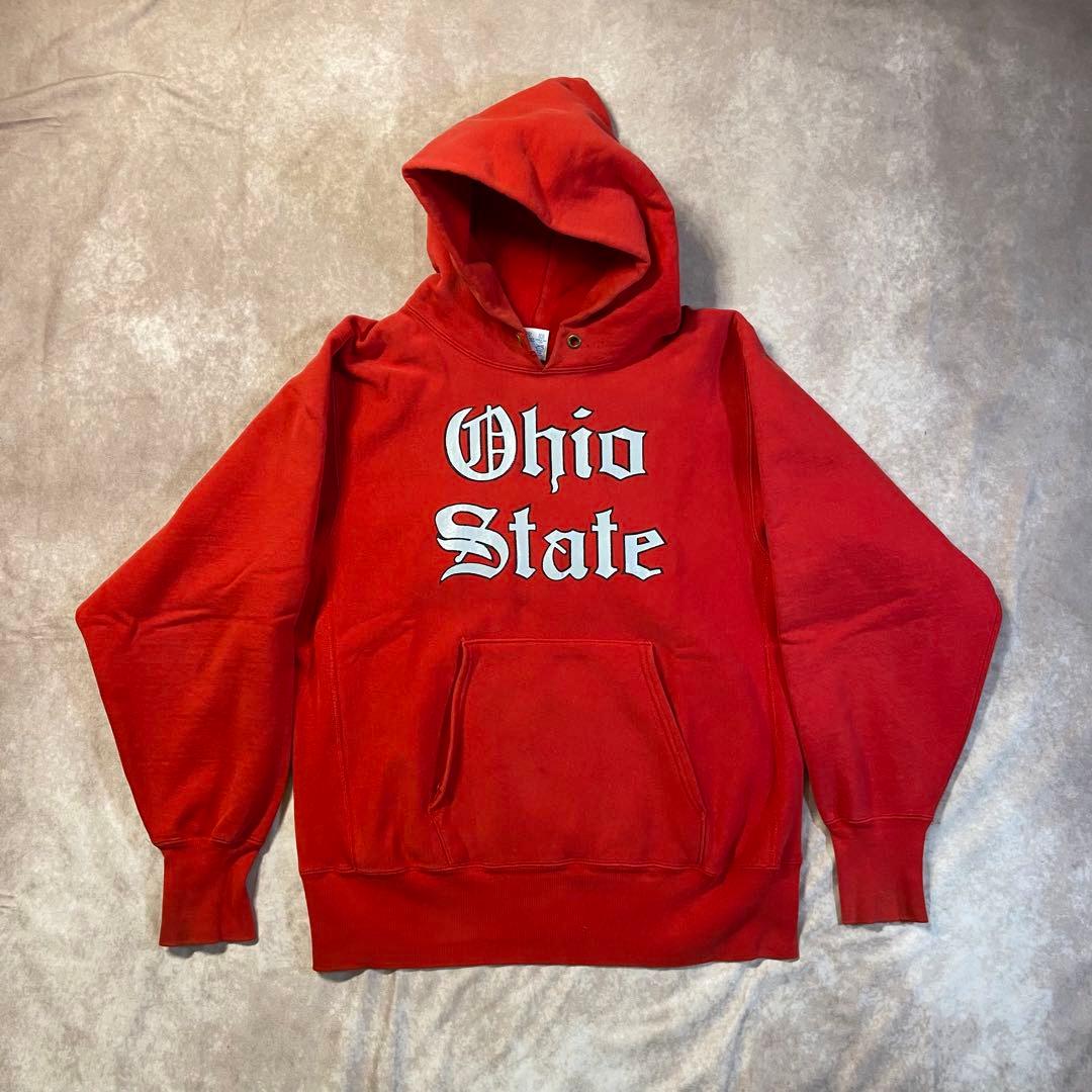 90s champion リバースウィーブ Ohio state 赤 USA製