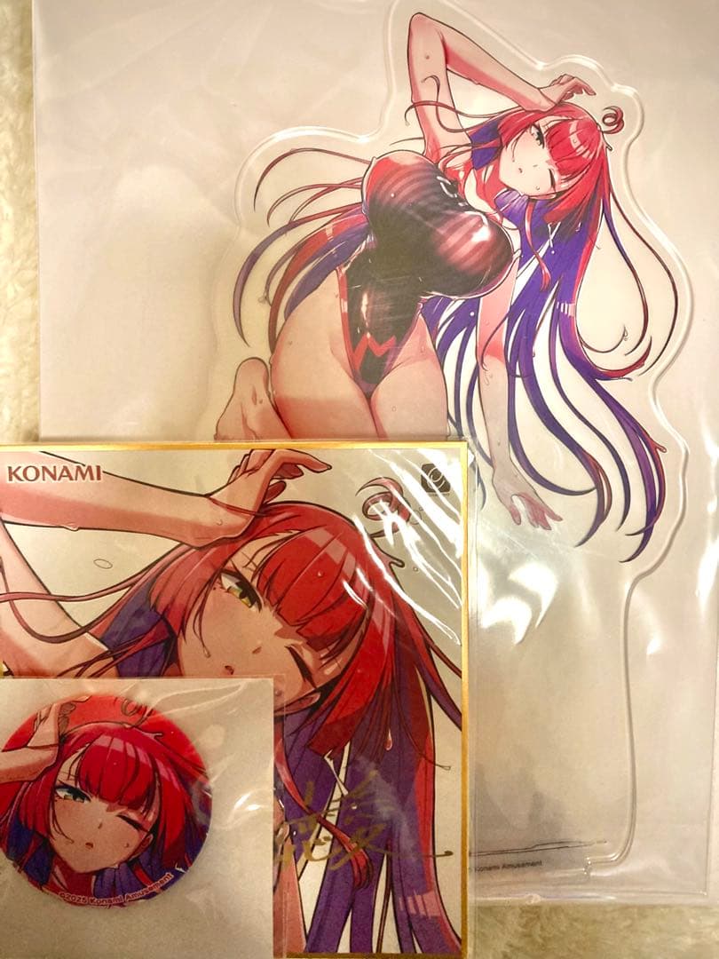 ミツモト・ダイア 未開封水着3点セット アクリルスタンド 麻雀ファイト