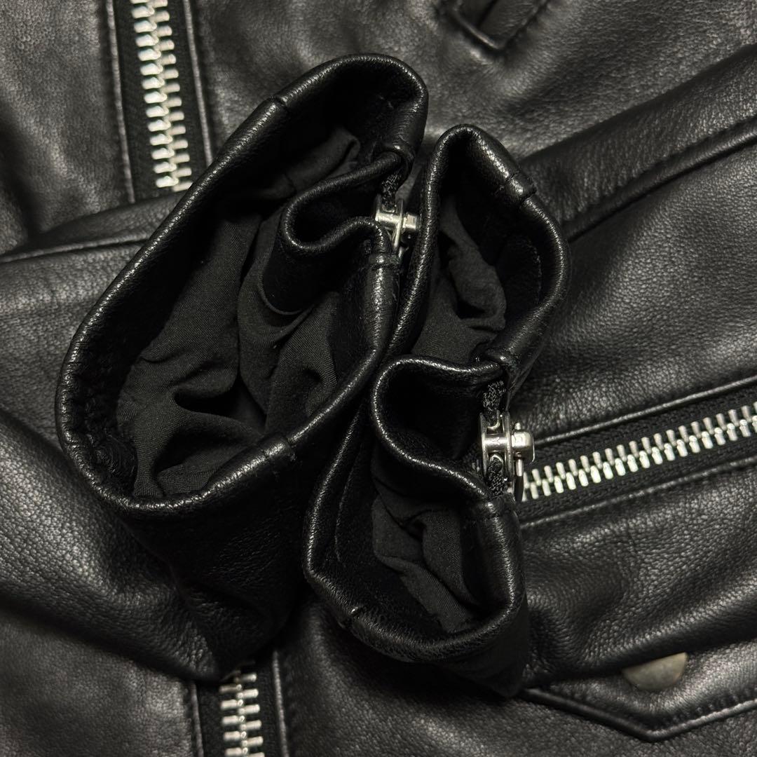 JACKROSE LAMB LEATHER DOUBLE RIDERS 黒 M - メルカリ