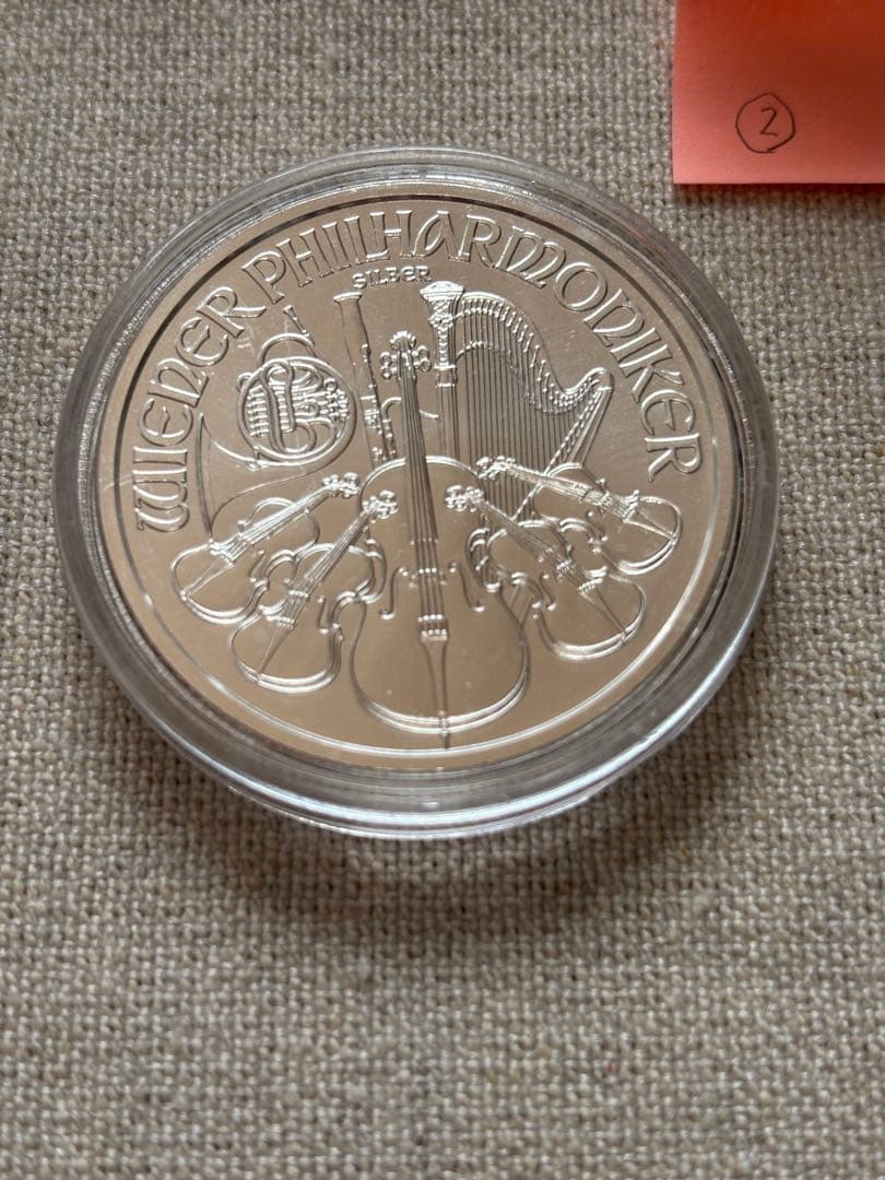 ウィーンフィルハーモニー1オンス銀貨 2018年 ウィーン フィルハーモニー銀貨 2018年 1.5E 純銀1oz オーストラリア