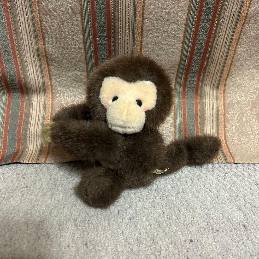 昭和 レトロ ぬいぐるみ 猿 バナナ 吸盤 かわいい 5体 | ¡Compre en