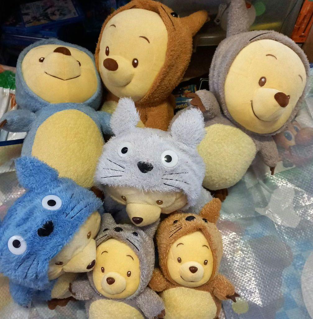 激レア★Disneyコラボ★ BABYプーさん✖️ジブリ★トトロ★電動セット♪