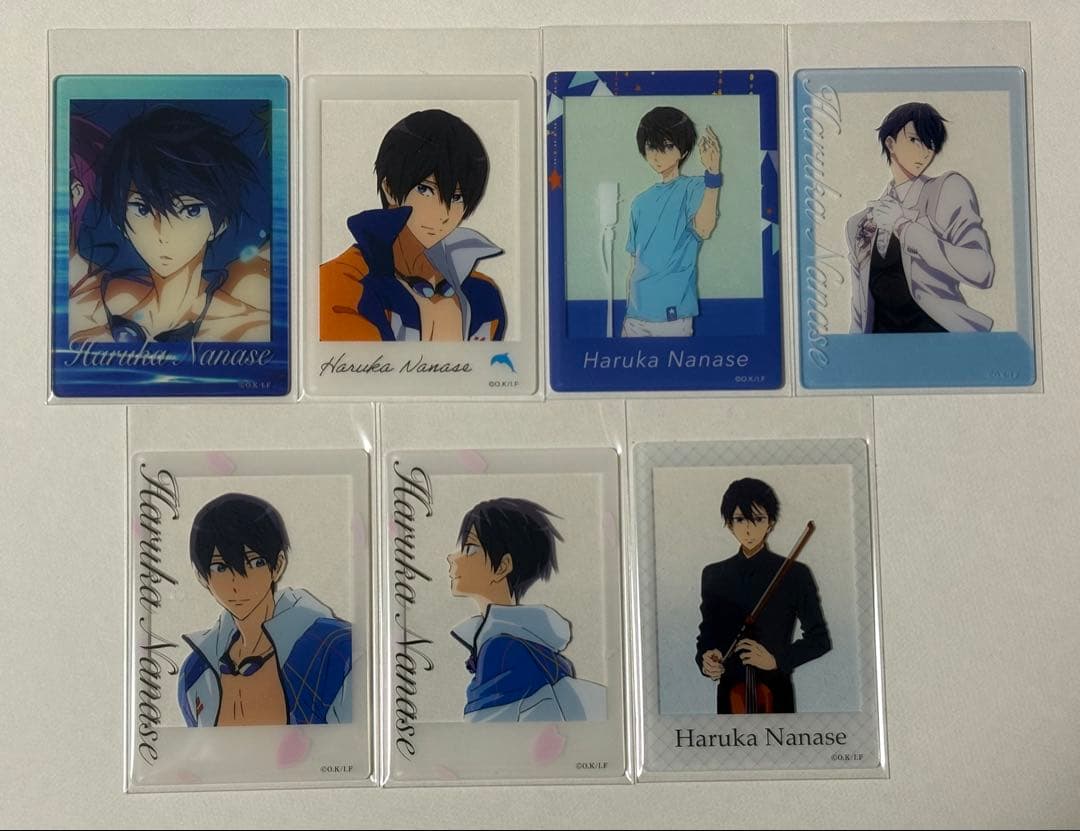 Free オケコン チェキ風 クリアカード 七瀬遙