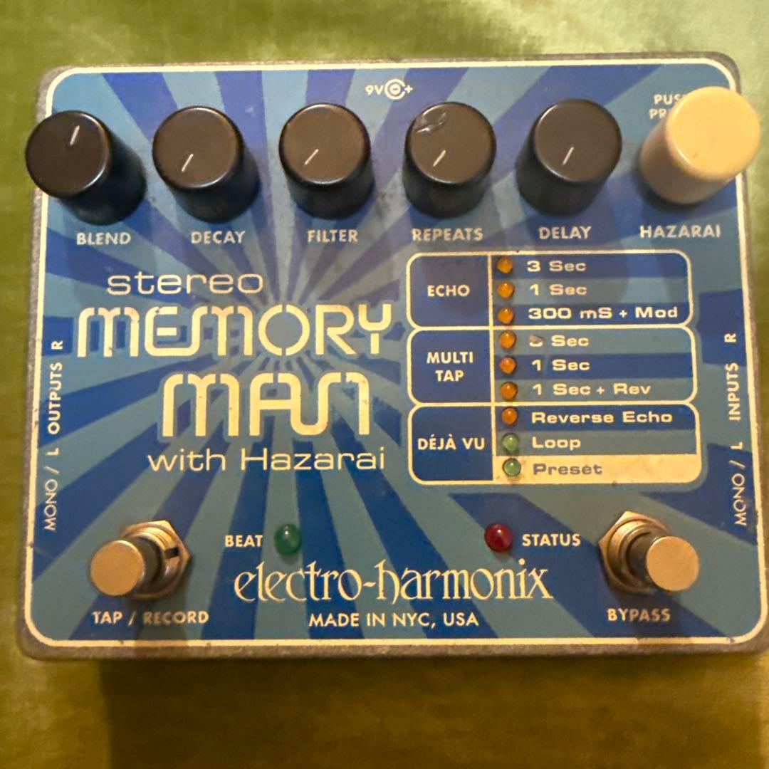 ギター Electro-Harmonix Memory Man with Hazarai