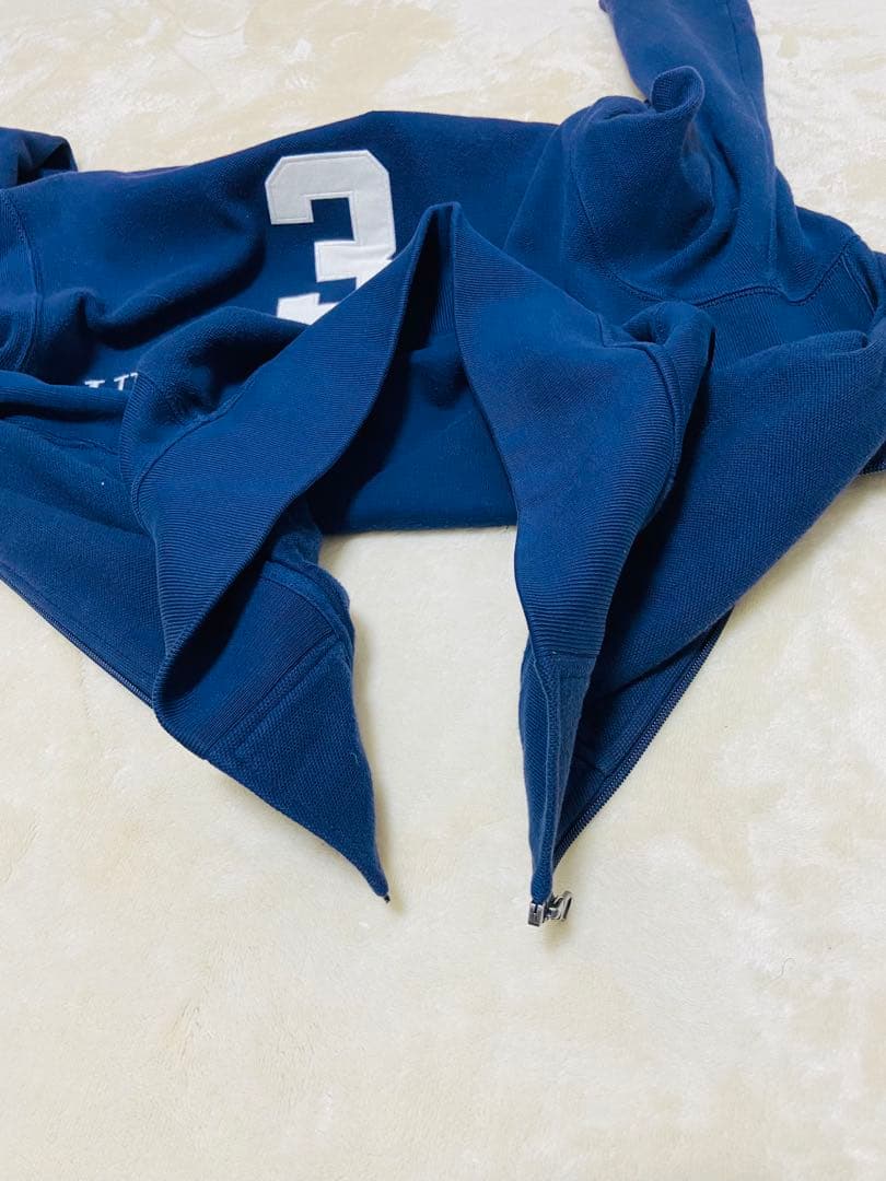 90sポロラルフローレン ネイビー ジップアップ スウェット アメリカ