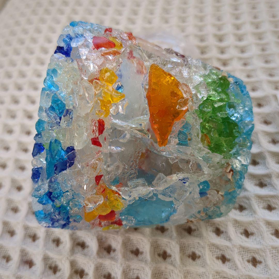 ガラス細工（沖縄の）サイズ（7.5cm×6.5cm）