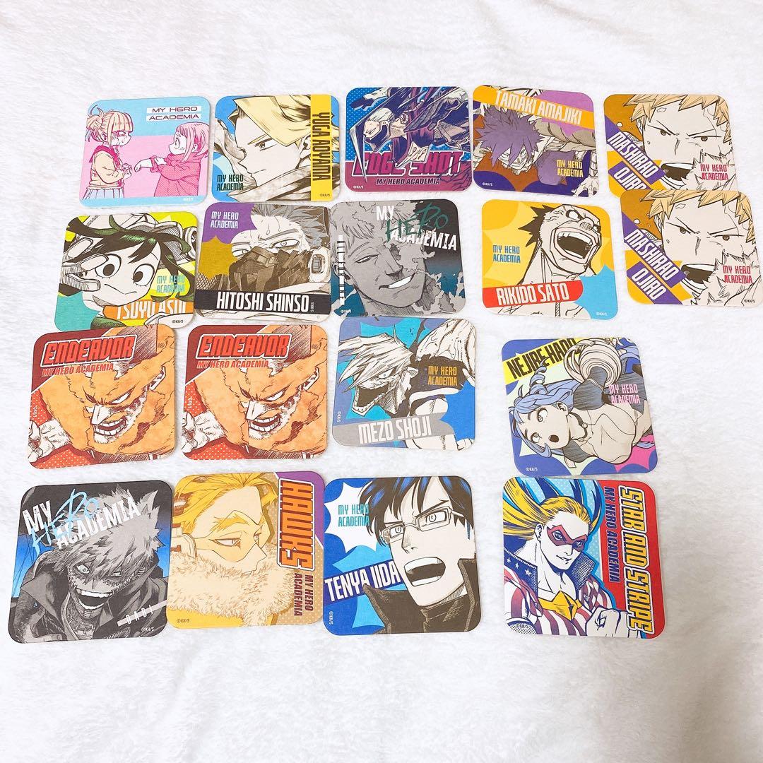 僕のヒーローアカデミア 原画展 アートコースター 箔押しクリアカード