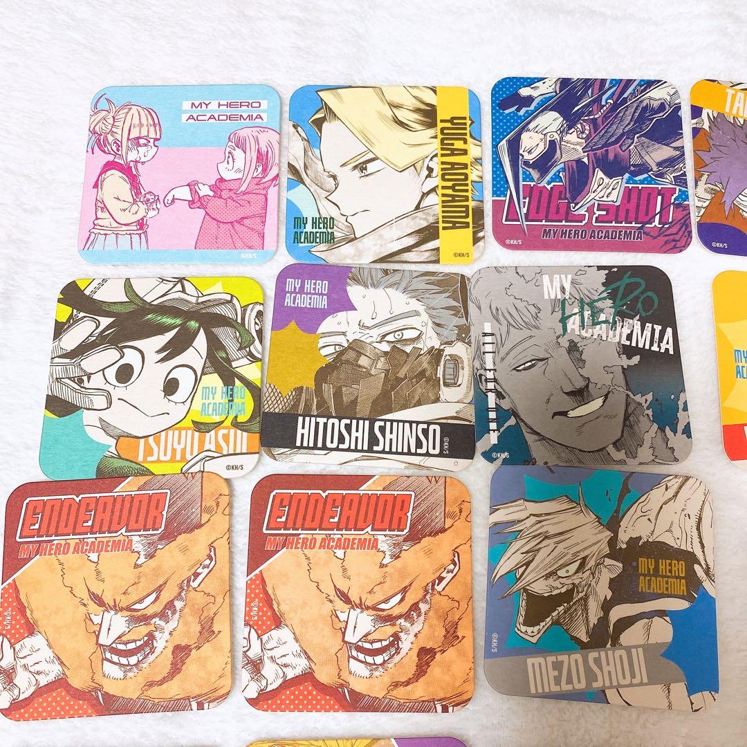 僕のヒーローアカデミア 原画展 アートコースター 箔押しクリアカード