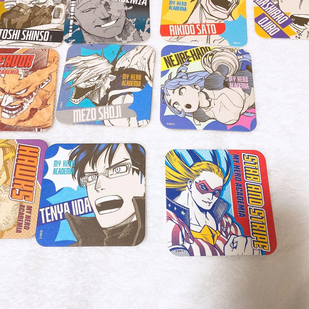 僕のヒーローアカデミア 原画展 アートコースター 箔押しクリアカード