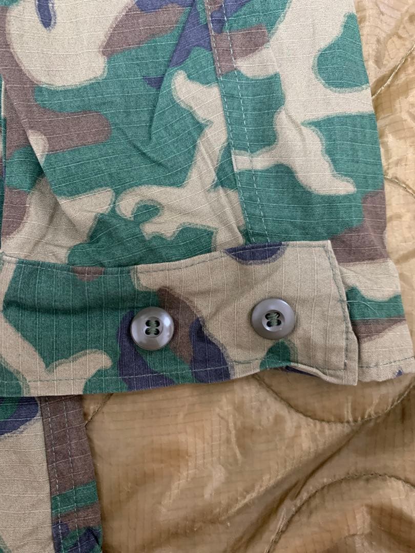 米軍実物 BDU 70s ジャングルファティーグ ブラウンリーフ リップス