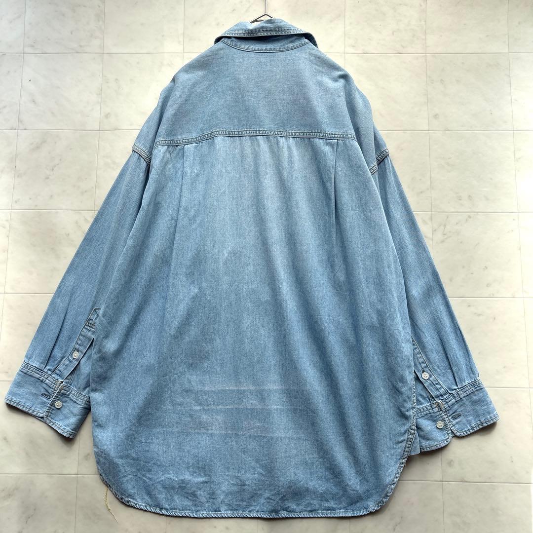 ドゥーズィエムクラス 定価4万 デニムシャツ ダンガリーシャツ 羽織り