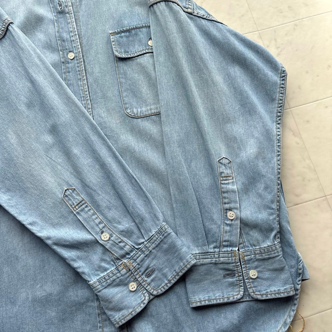 ドゥーズィエムクラス 定価4万 デニムシャツ ダンガリーシャツ 羽織り