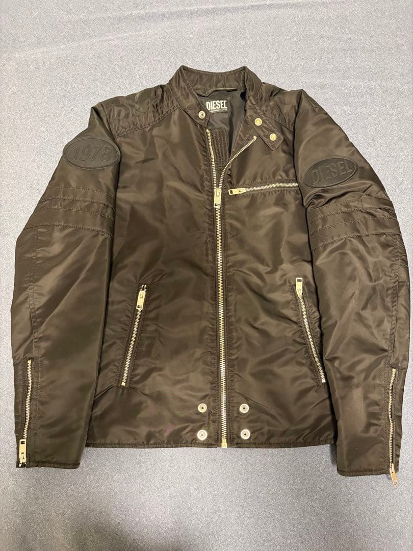希少サイズ✨DIESEL 池田エライザ着用モデル ナイロンライダースジャケット