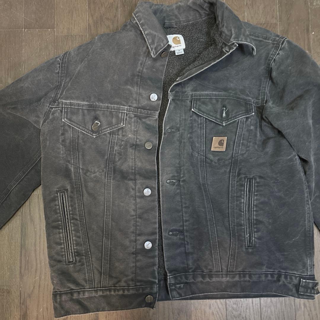 Carhartt ダークグレー デニムジャケット M