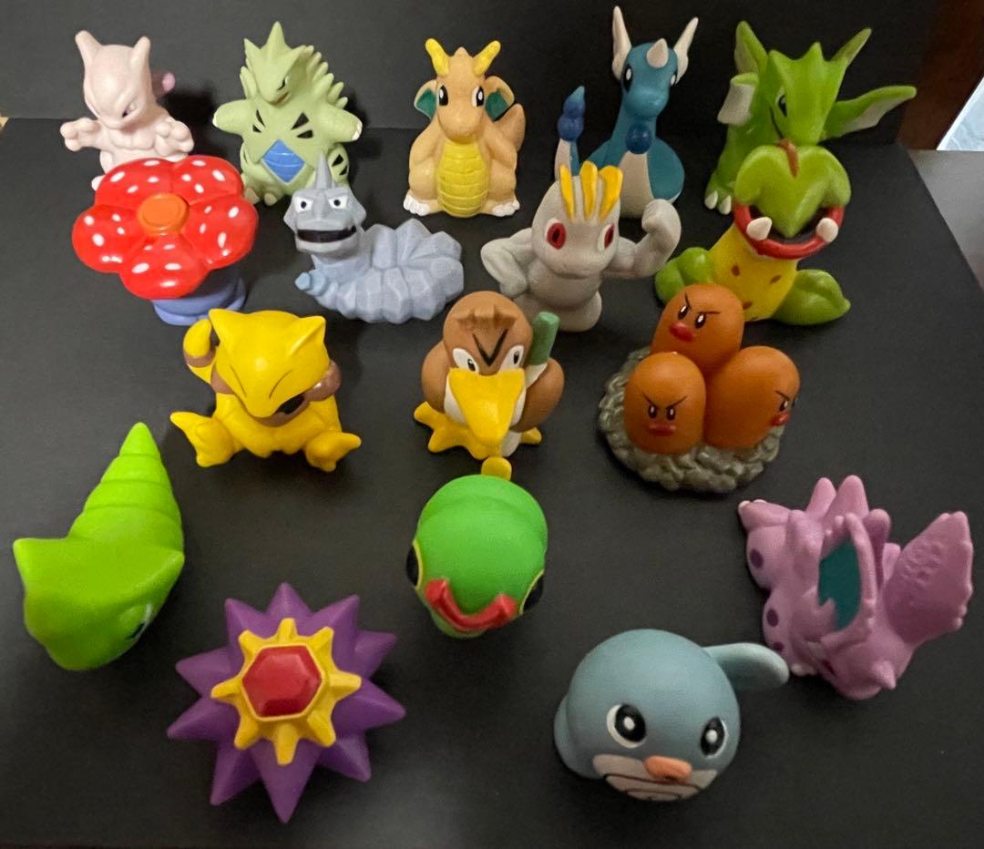 ポケモンキッズ 初期 カントー ジョート 17種類各1体総計17体 指人形
